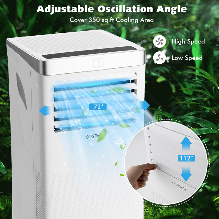 10000 BTU(Ashrae) 3-in-1 Portable Air Conditioner with Remote Control