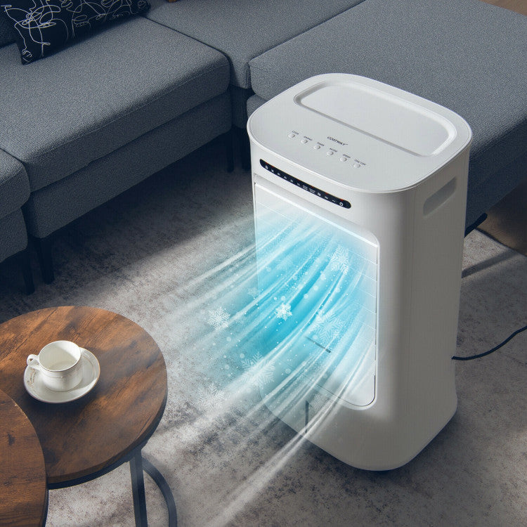 4-in-1 Portable Air Conditioner & Evaporative Air Cooler with Timer and 3 Modes