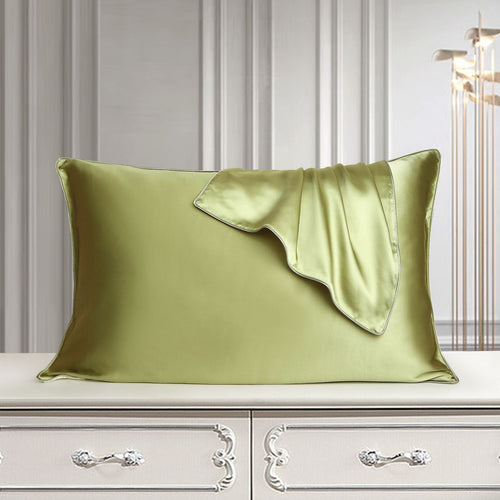 100% Mulberry Silk Pillowcase — Luxury Smooth Cool Sleep Pillow Cover