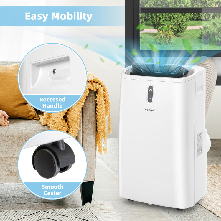 14000 BTU(Ashrae) Portable Air Conditioner with APP and WiFi Control
