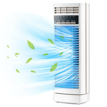 14 Inch Mini Oscillating Tower Fan Electric Desk Fan with 3 Speed and Timer