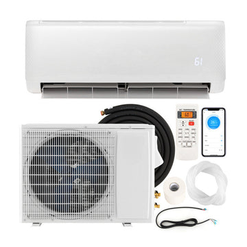 Energy Star Certified 22000 BTU 21 SEER2 Ductless Mini Split Air Conditioner and Heater 208-230V Works with Alexa