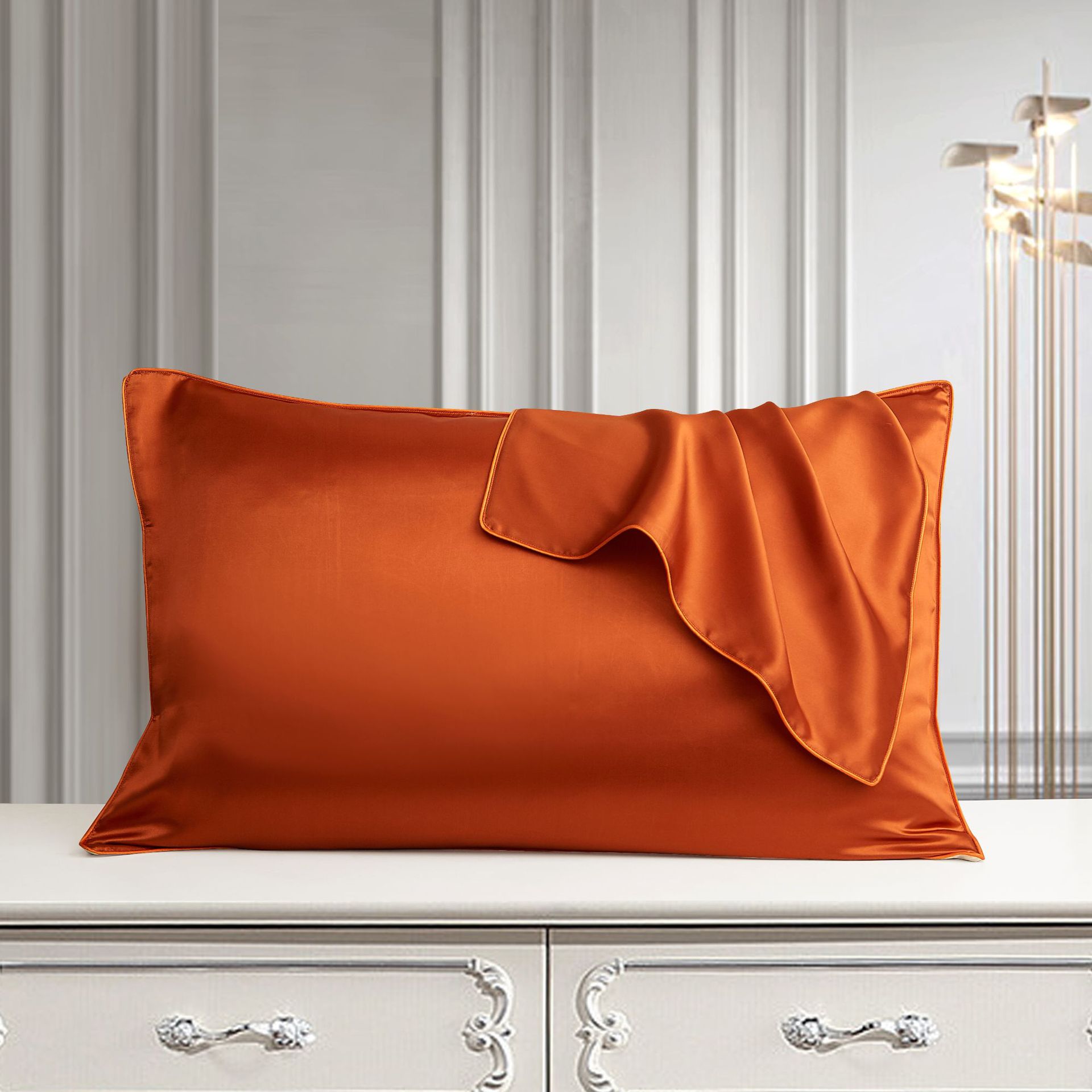 100% Mulberry Silk Pillowcase — Luxury Smooth Cool Sleep Pillow Cover