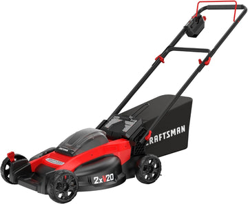 CRAFTSMAN V20 Cordless Push Lawn Mower – 20-Inch Deck