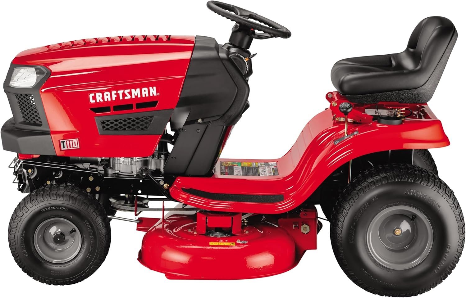 CRAFTSMAN Gas Riding Lawn Mower – 42-Inch Deck, Gear Drive