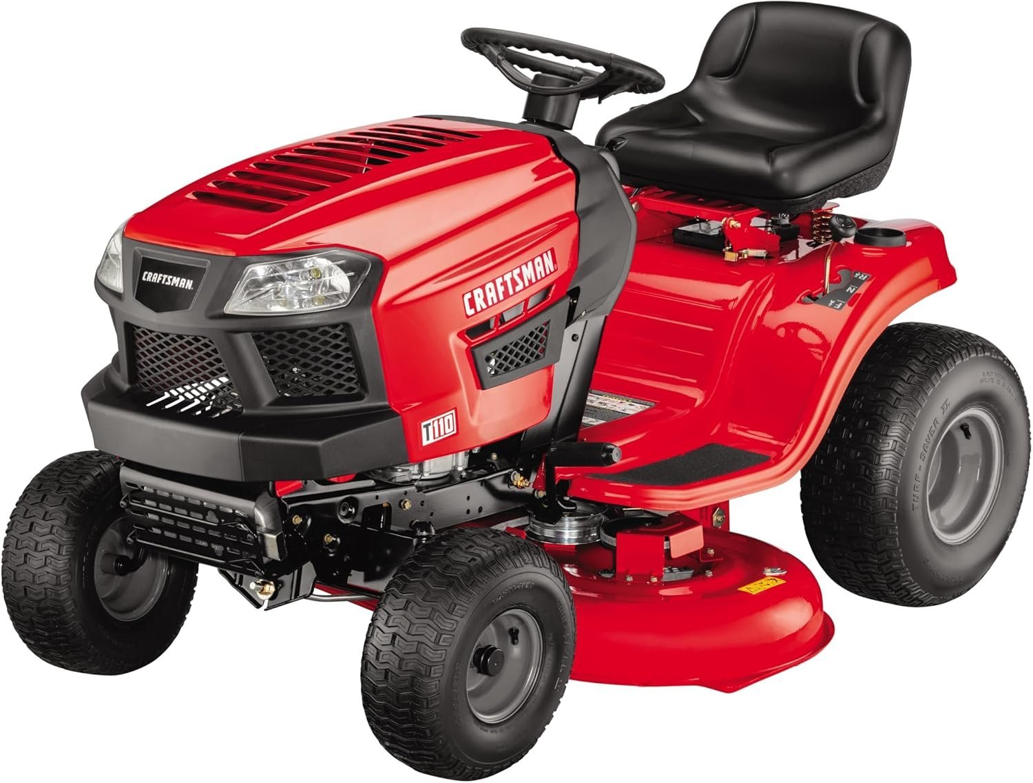 CRAFTSMAN Gas Riding Lawn Mower – 42-Inch Deck, Gear Drive