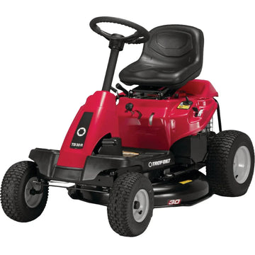 Troy-Bilt Gas-Powered Riding Lawn Mower – 30-Inch Deck