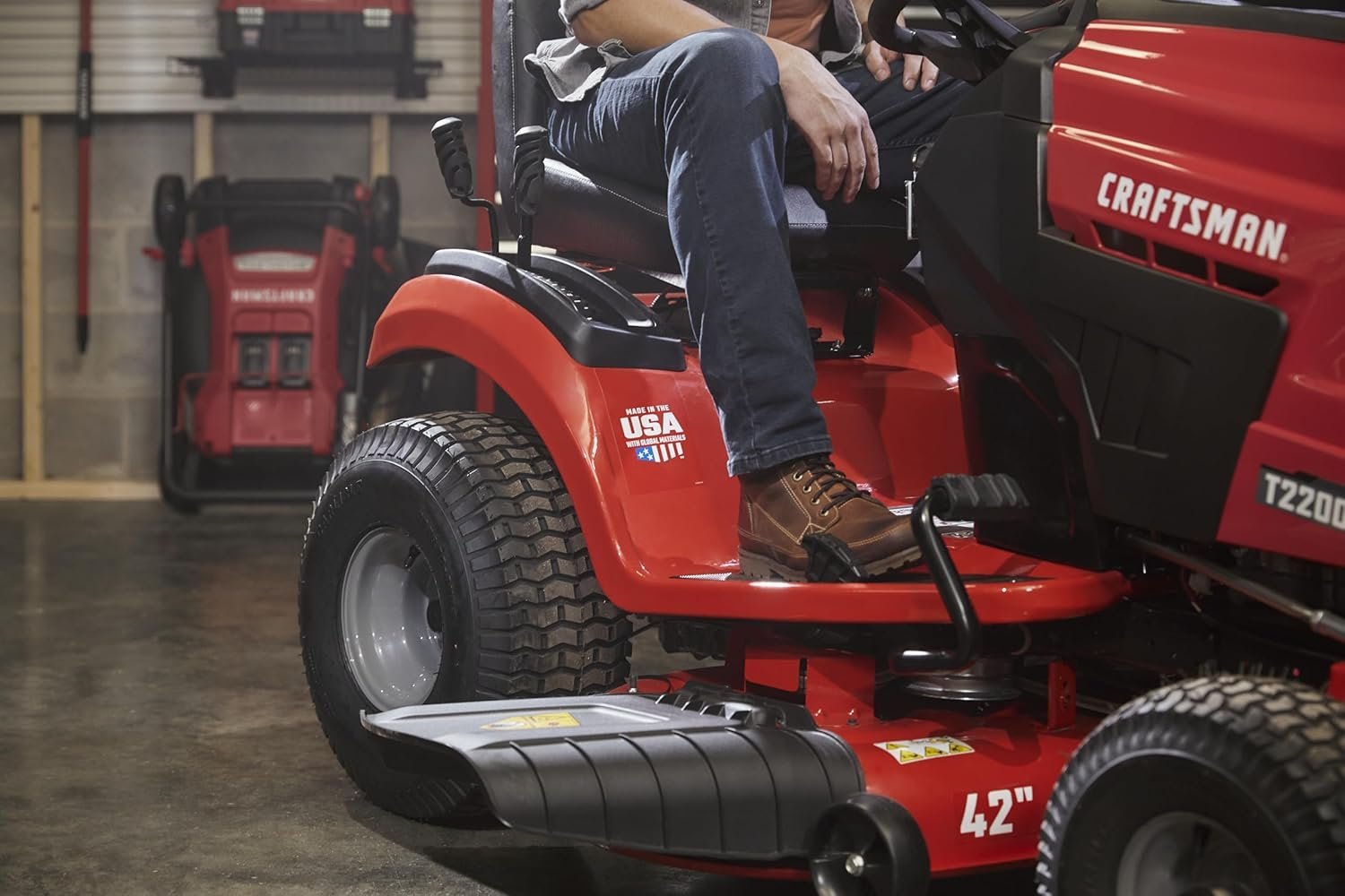CRAFTSMAN T2200K Riding Lawn Mower – 42-Inch Deck, 20 HP 725cc Hydrostatic Engine