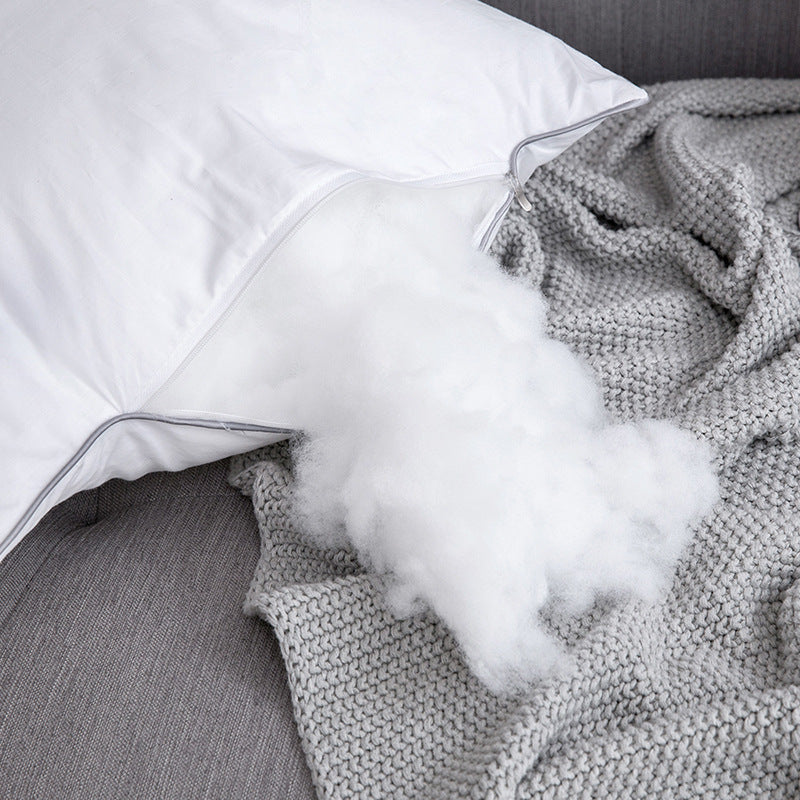 Five-Star Hotel Pillow Feather Velvet Fill — Luxury Soft Bed Sleep Pillow