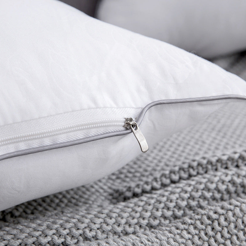 Five-Star Hotel Pillow Feather Velvet Fill — Luxury Soft Bed Sleep Pillow