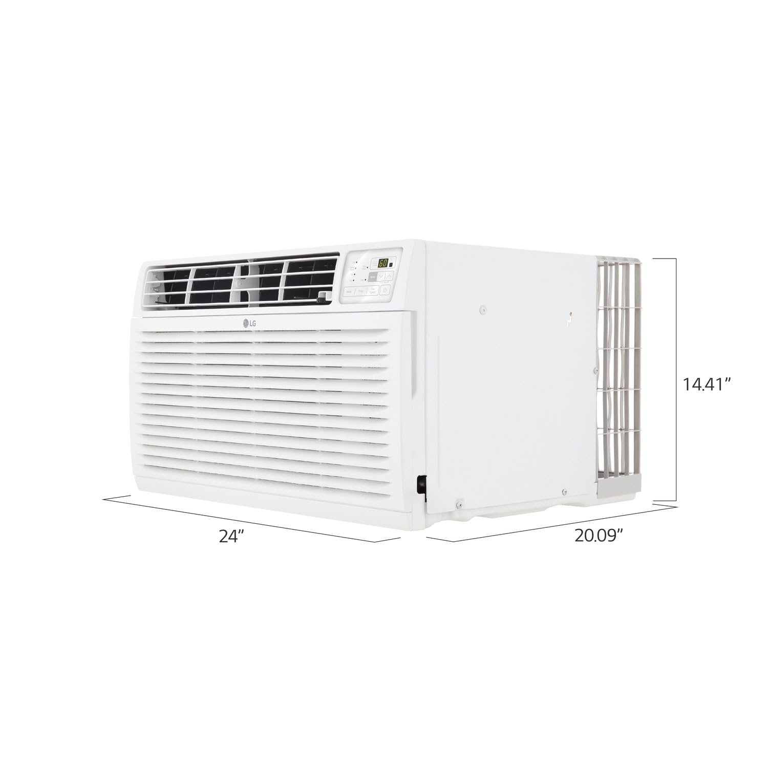 LG 14,000 BTU Through the Wall Air Conditioner, 230/208V, Cools 700 Sq.Ft. for Bedroom, Living Room, Apartment