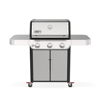 Weber Genesis S-315 Gas Grill, Propane Grill, Stainless Steel BBQ Grill