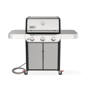 Weber Genesis S-315 Grill, Natural Gas Grill, Stainless Steel BBQ Grill