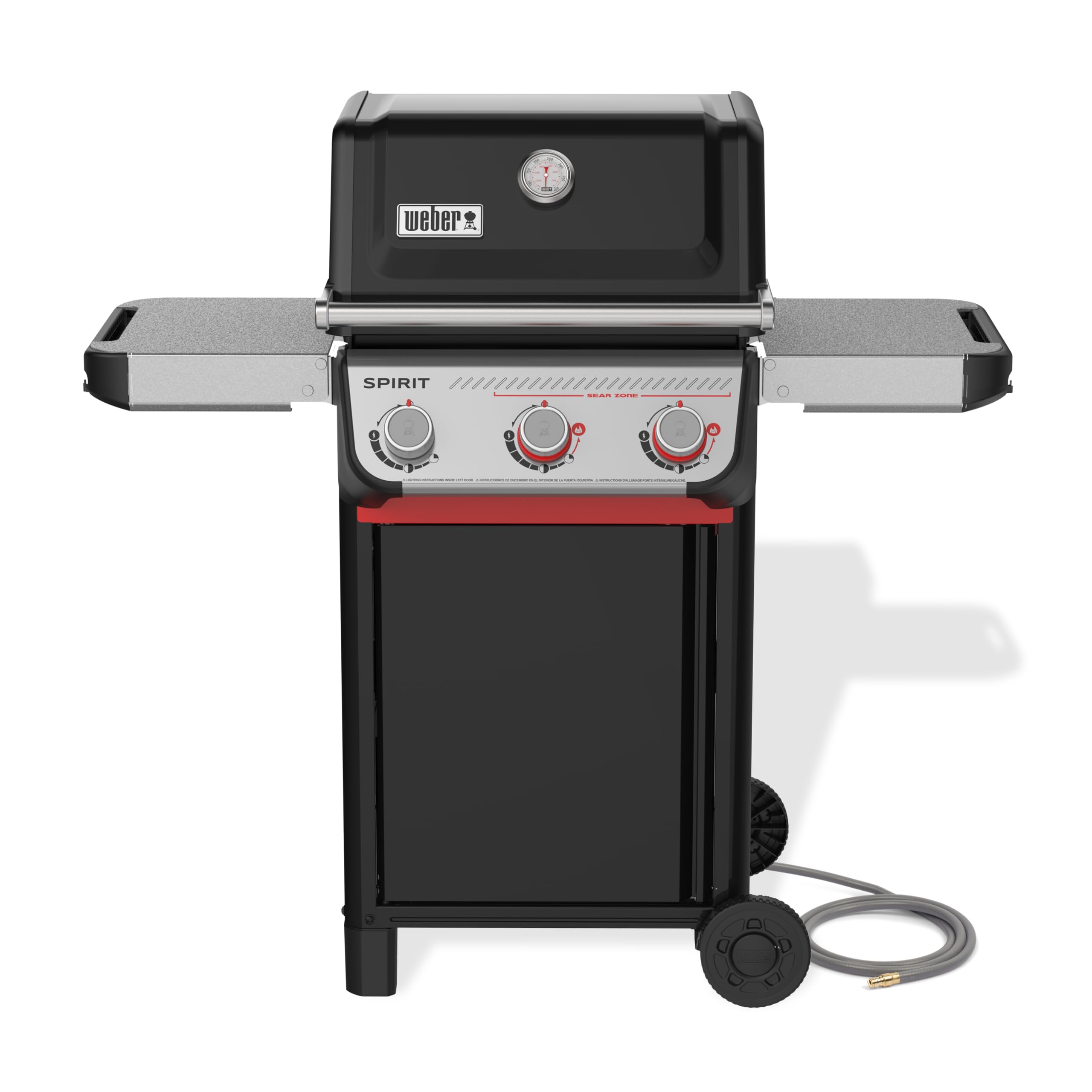 Weber Spirit E-325 Gas Grill for Outdoor Cooking, Natural Gas Grill, Black