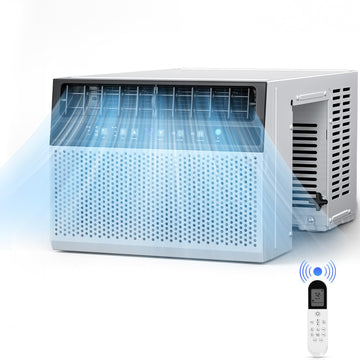 COWSAR U-Shaped 12000 BTU Window Air Conditioner, Window AC Unit Cools Up to 550 Sq.Ft, Quiet Operation for Large Bedroom
