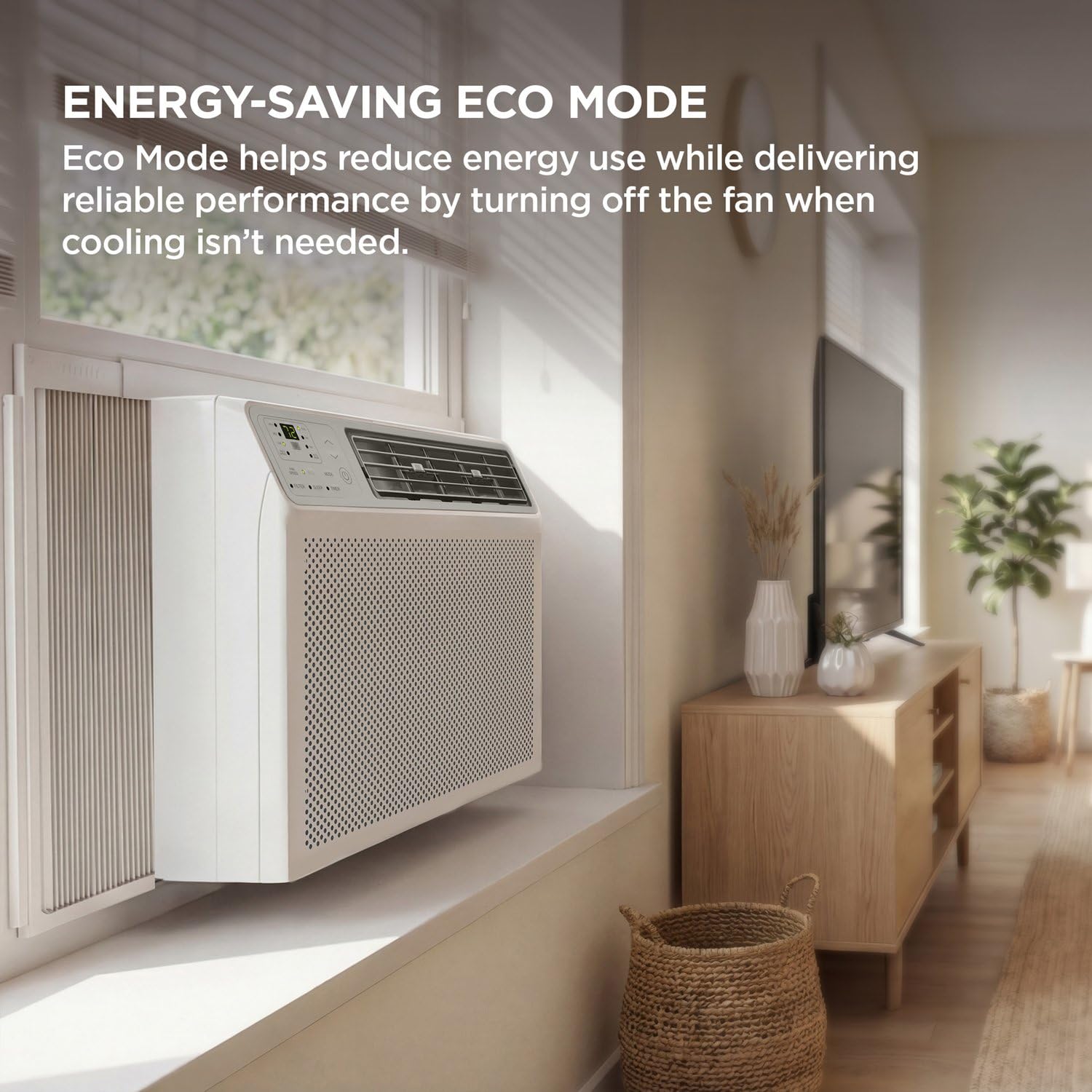 TCL 14,000 BTU Smart Window Air Conditioner, Fan, & Dehumidifier, Wi-Fi