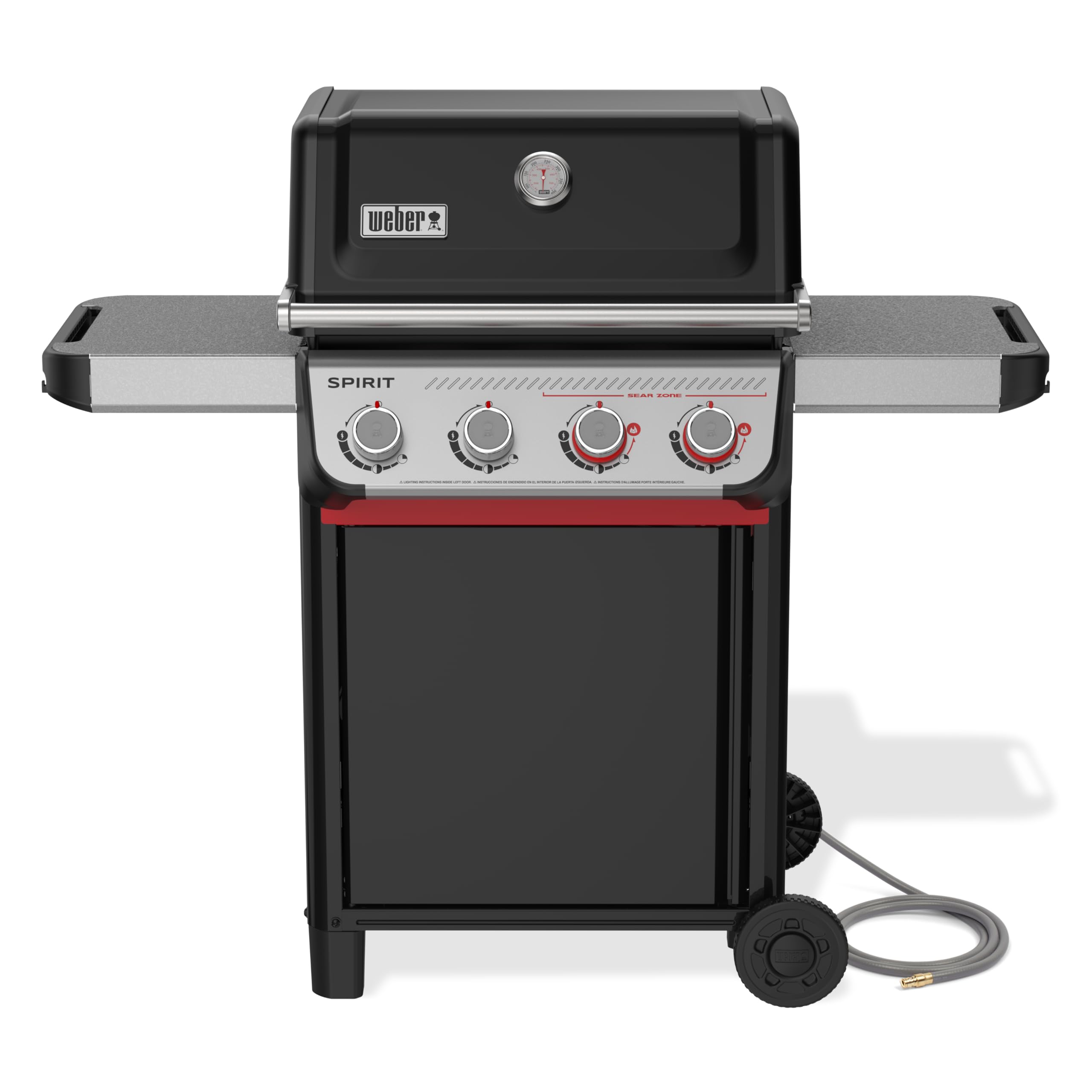 Weber Spirit E-425 Gas Grill for Outdoor Cooking, Natural Gas Grill, Black