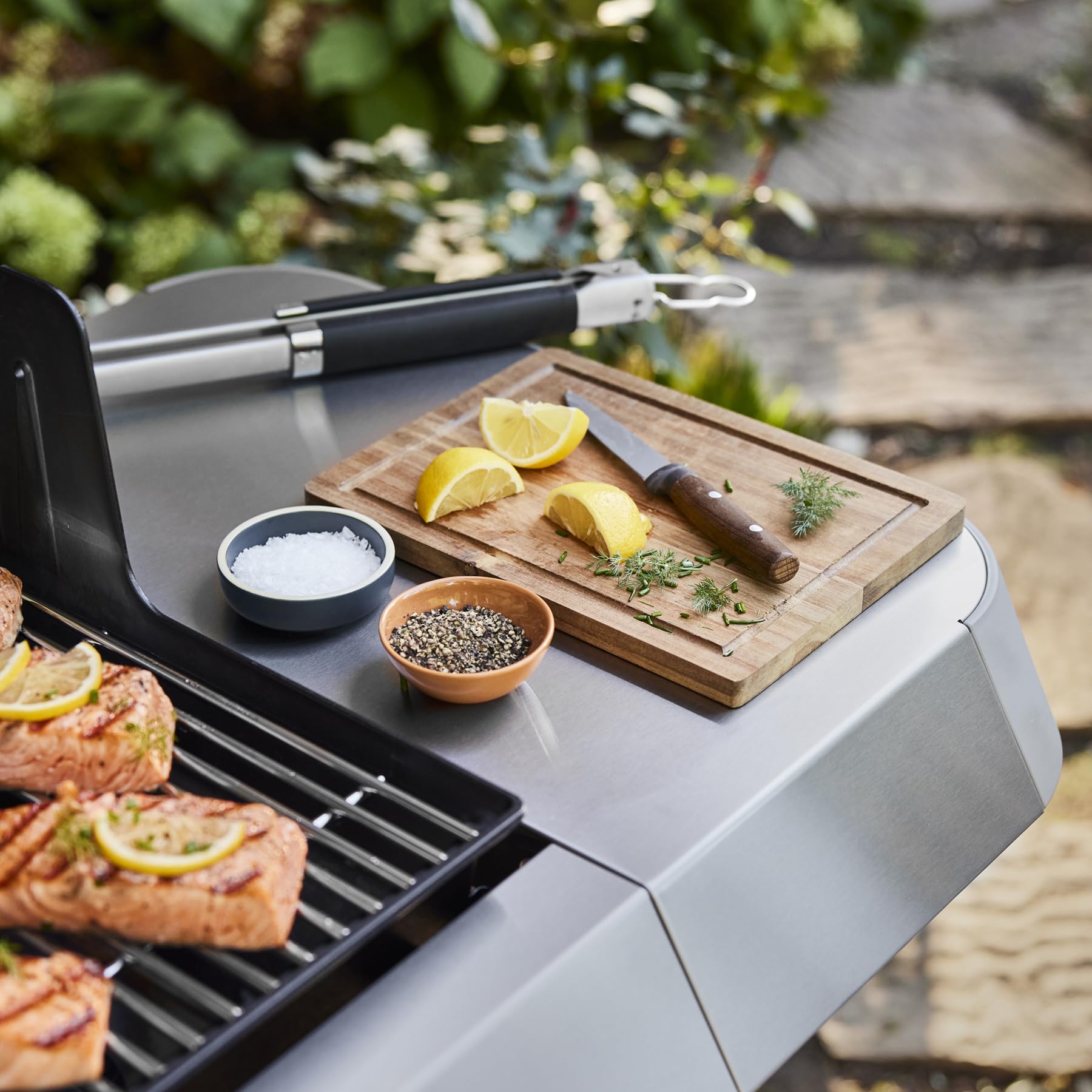 Weber Genesis S-315 Gas Grill, Propane Grill, Stainless Steel BBQ Grill