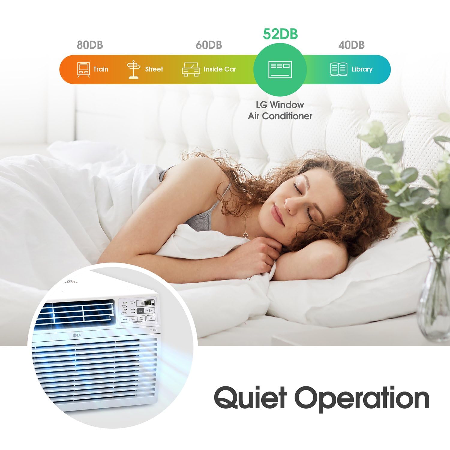 8,000 Window Air Conditioner, 115V, 350 Sq.Ft. (14' x 25' Room Size), Quiet Operation, Electronic Control with Remote