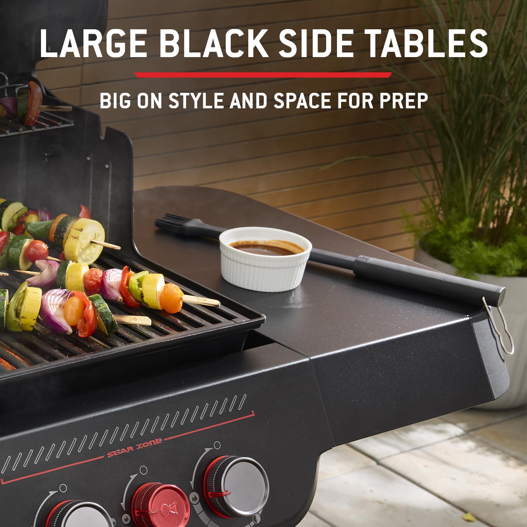 Weber Genesis E‑430 Gas Grill Stealth Edition, Natural Gas BBQ Grill