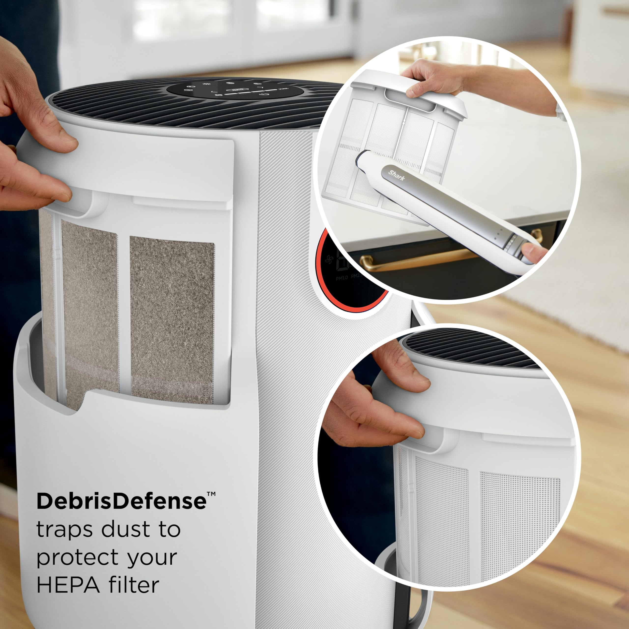NeverChange Air Purifier Max with Odor Neutralizer, HP302, Dove