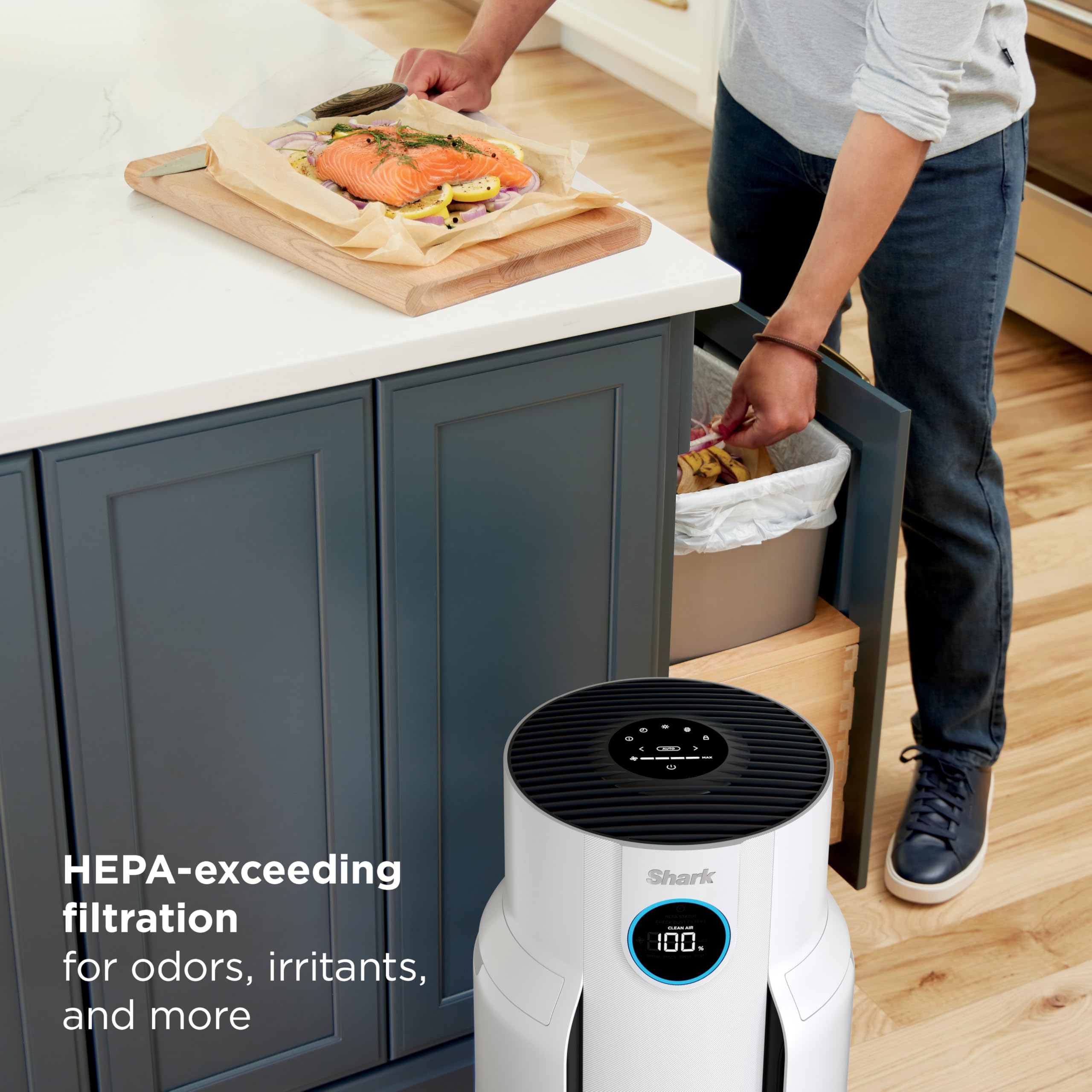 NeverChange Air Purifier Max with Odor Neutralizer, HP302, Dove