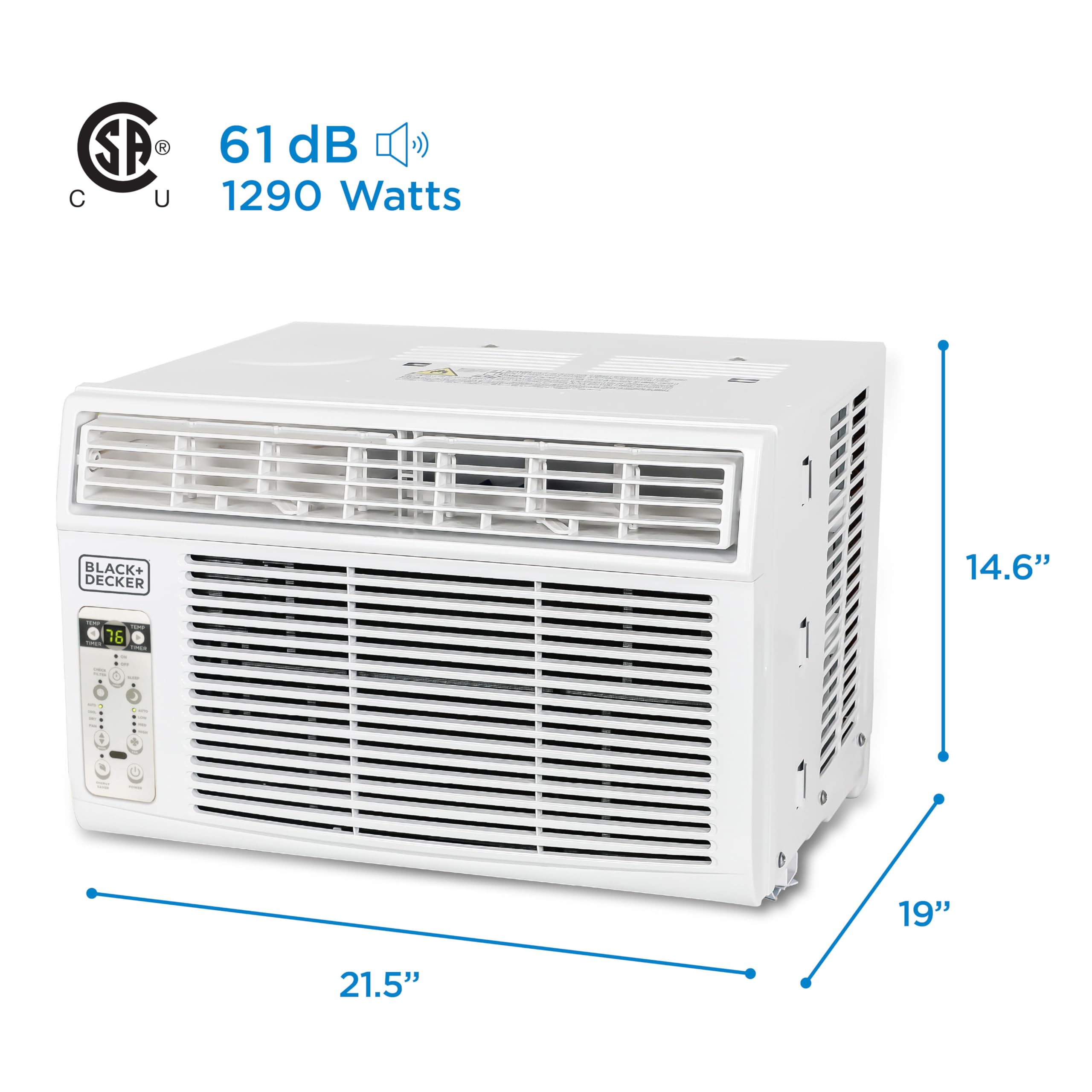Window Air Conditioner 14300 BTU, BD145WT6, White