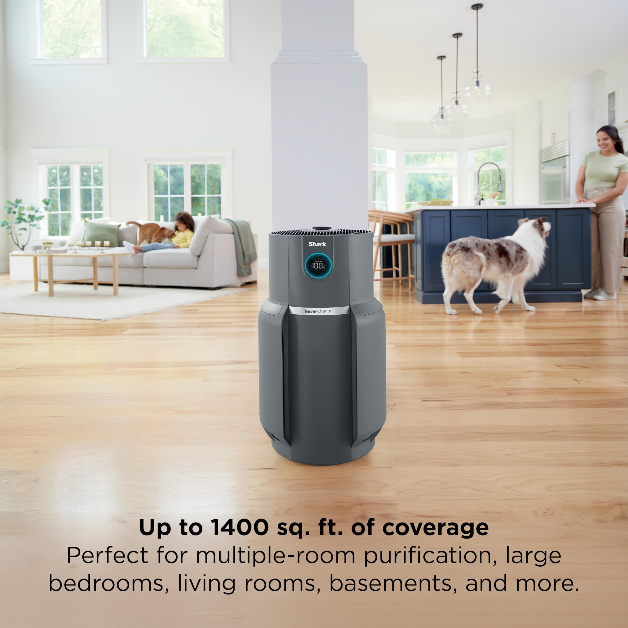 NeverChange Air Purifier Max with Odor Neutralizer, HP302, Dove