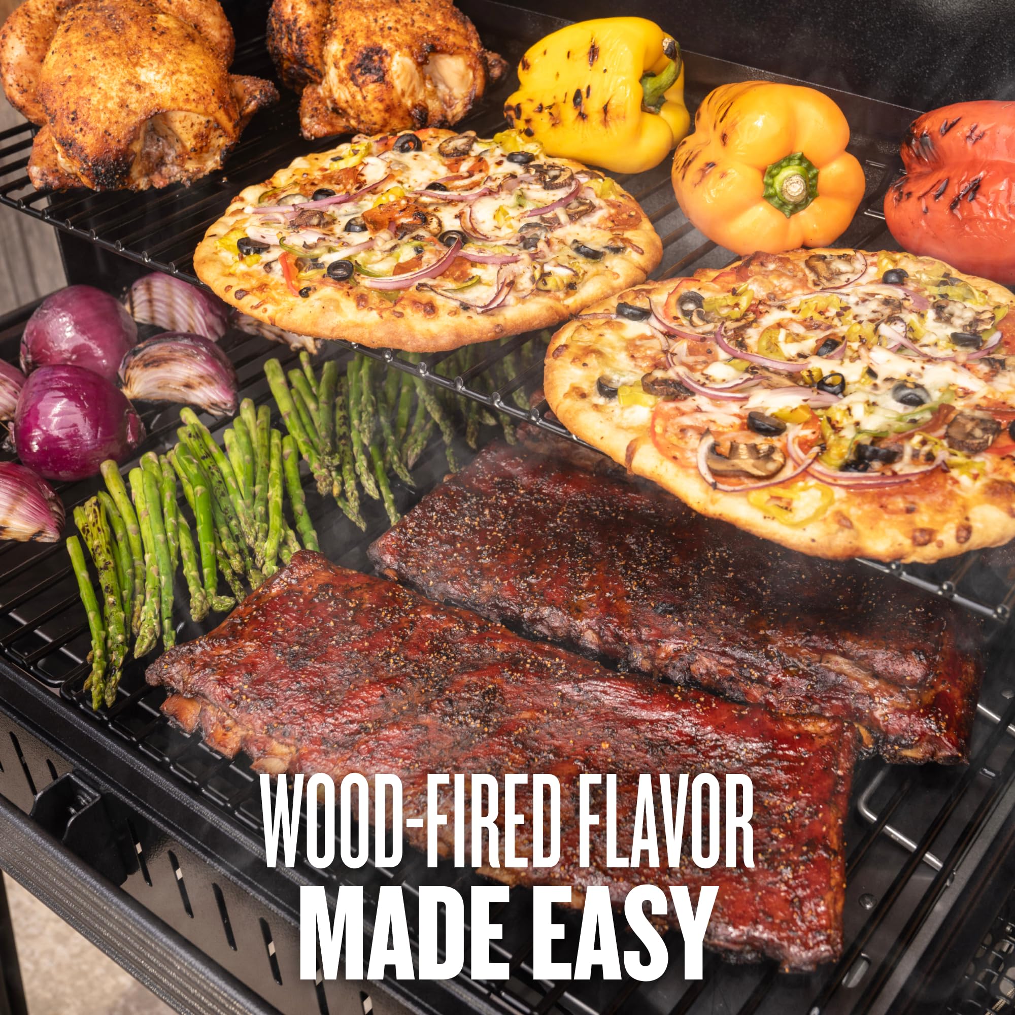 Traeger Woodridge Pro Plus Wood Pellet Grill & Smoker, 970 Sq In, WiFi