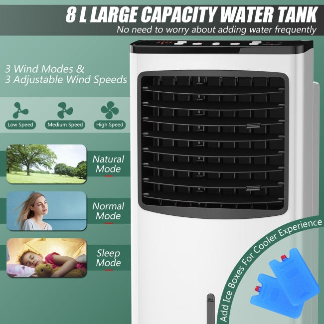Best Portable Air Conditioner Stand Up Room Cooler Indoor AC Unit (Windowless)