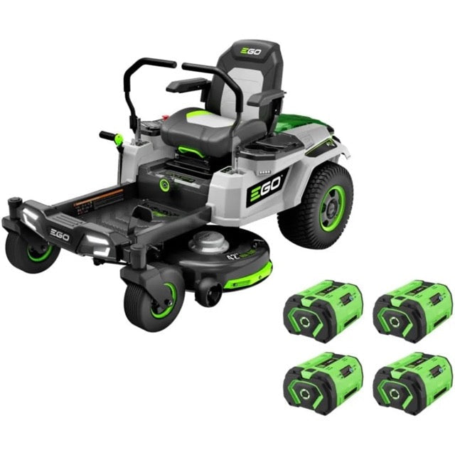 EGO Power+ Zero-Turn Riding Mower – 42-Inch Deck, 56V Lithium Battery (Charger Included)