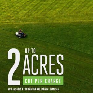EGO Power+ Zero-Turn Riding Mower – 42-Inch Deck, 56V Lithium Battery (Charger Included)