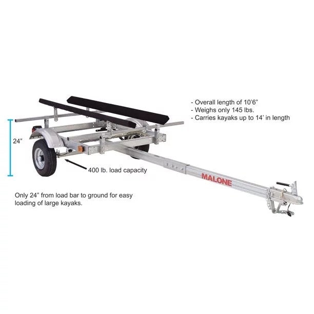 EcoLight Single Kayak Trailer