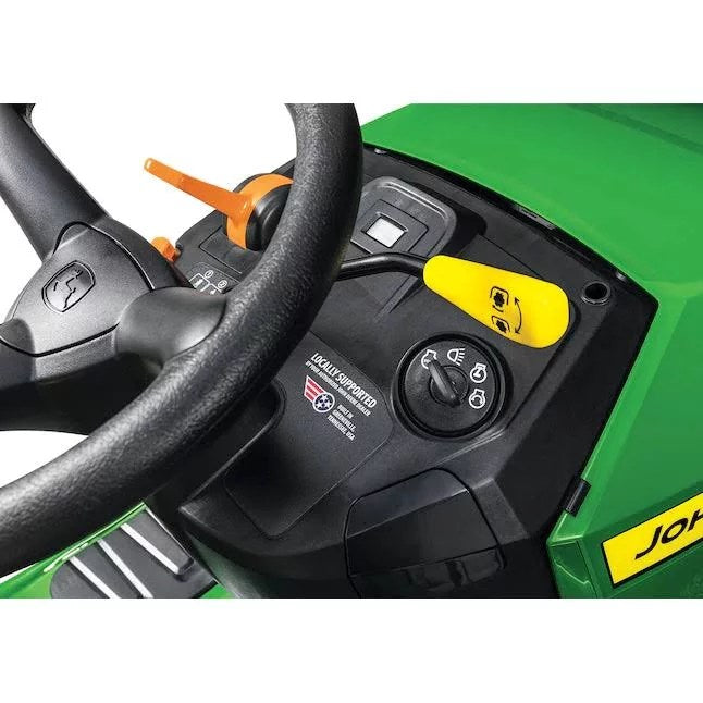 John Deere S100 Riding Lawn Mower – 17.5 HP Gas Engine, Hydrostatic Drive