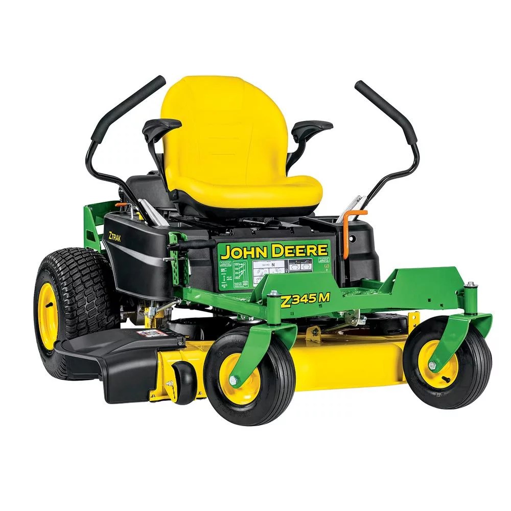 John Deere Z345M Zero-Turn Riding Mower – Gas-Powered, Dual Hydrostatic Drive
