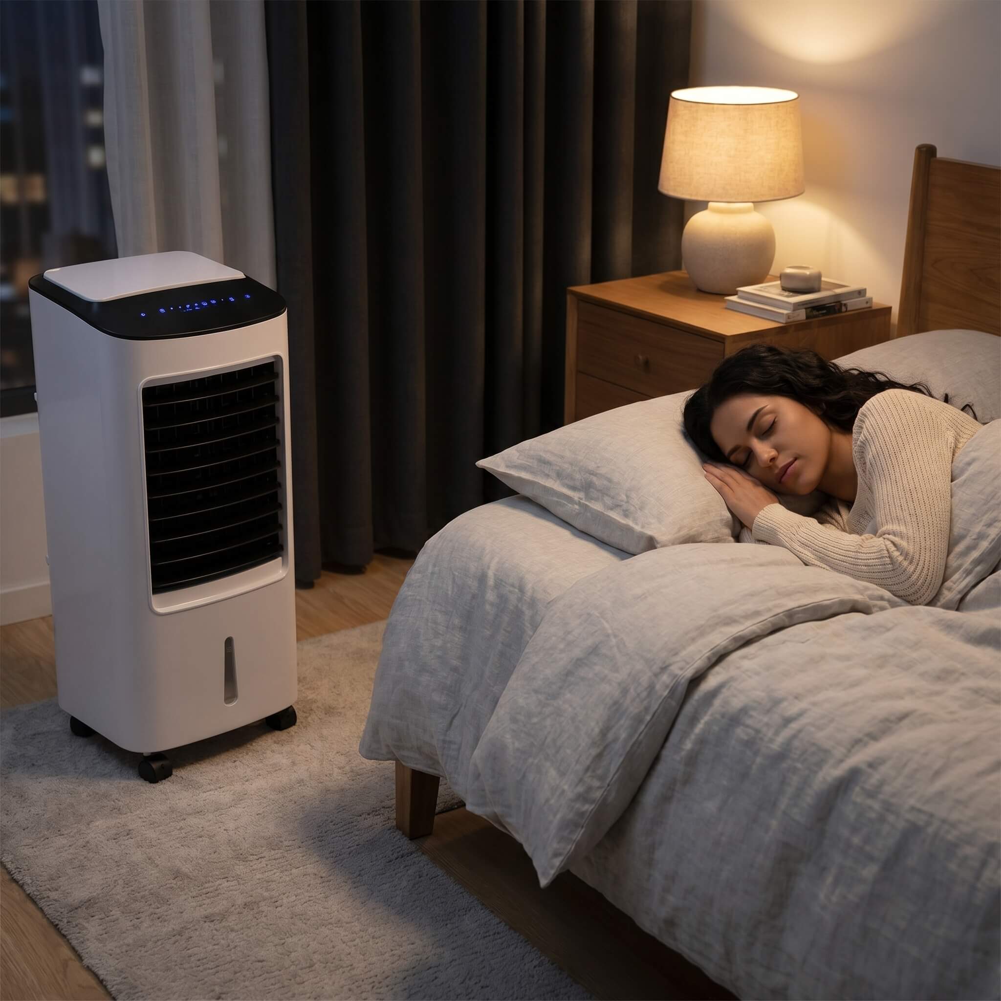 Portable Air Conditioner Stand Up Room Cooler Indoor AC Unit ( Windowless ) for Bedroom, Home & Office