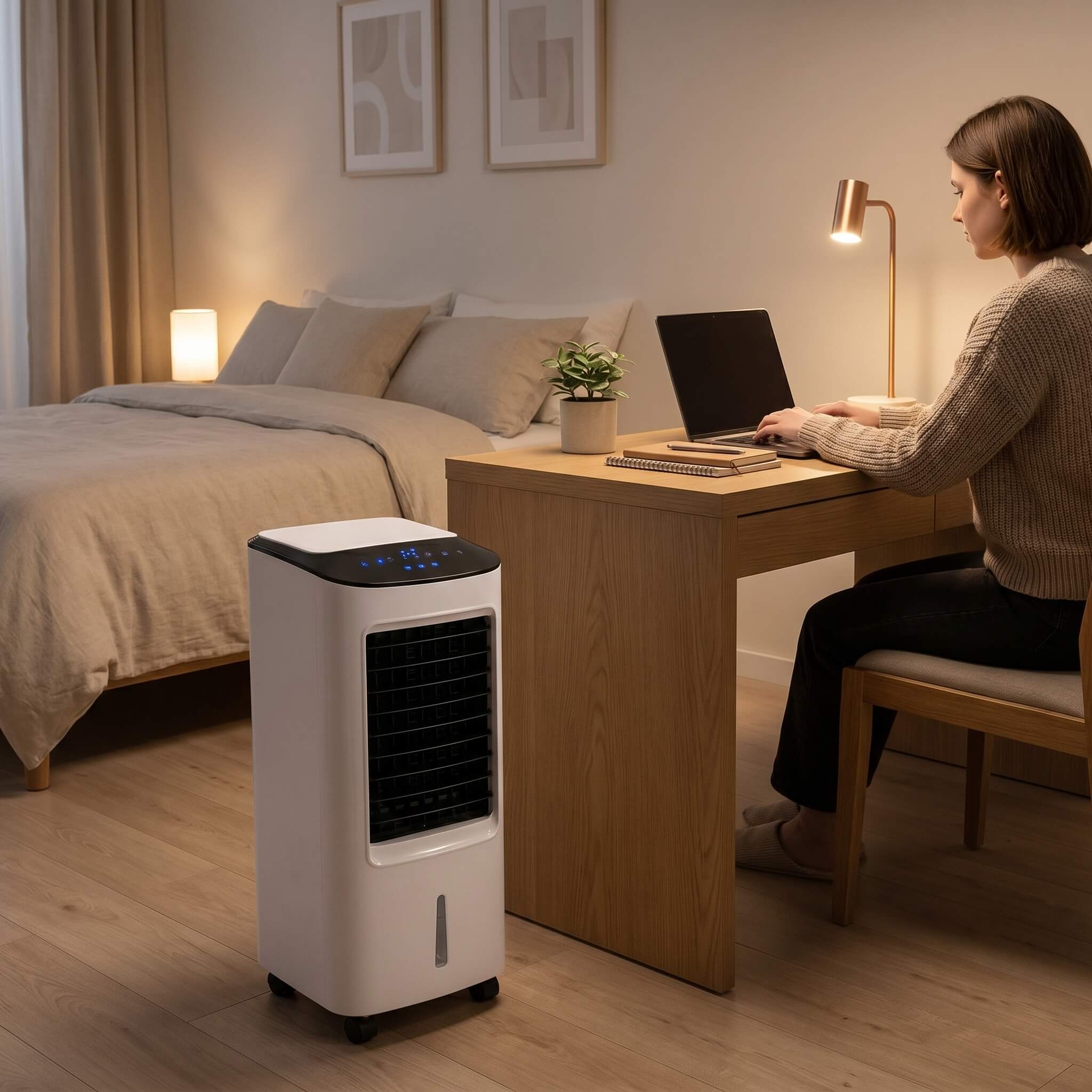 Portable Air Conditioner Stand Up Room Cooler Indoor AC Unit ( Windowless ) for Bedroom, Home & Office
