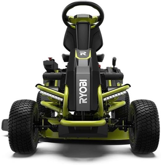 Ryobi Electric Riding Lawn Mower – 38-Inch Deck, Rear Engine