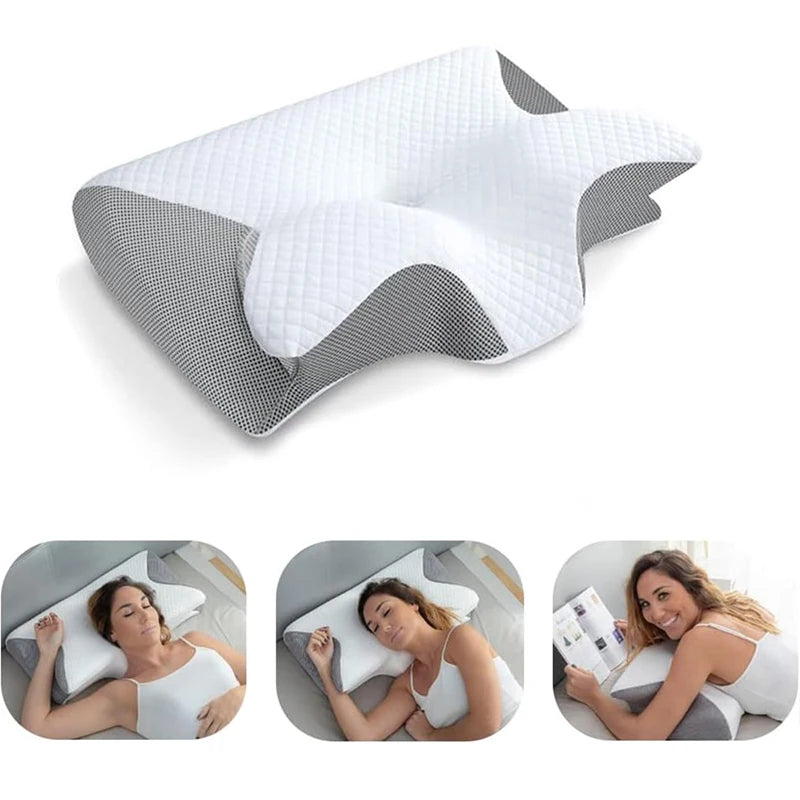Memory Foam Cervical Pillow for Neck Pain Relief — Orthopedic Support