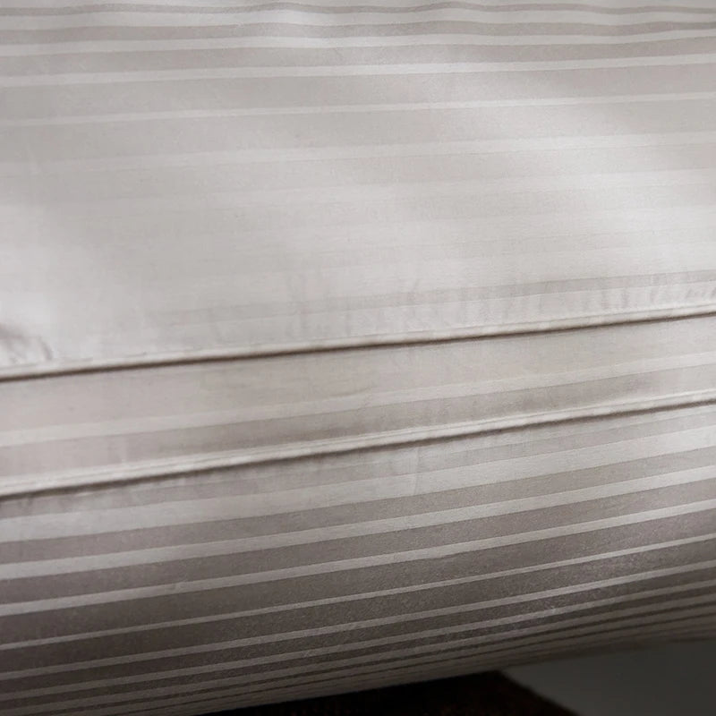 100% Goose Down Pillow with Cotton Cover — Hotel Soft Neck Support
