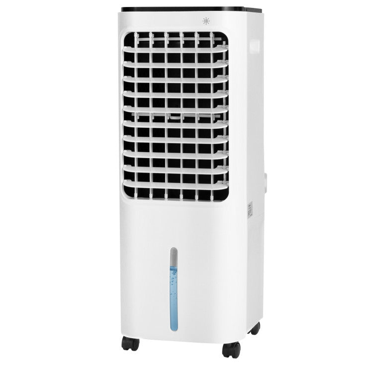 4-in-1 Portable Air Conditioner & Evaporative Air Cooler with 12L Water Tank and 4 Ice Boxes